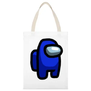 Blue Suspect Fun Video Game Fan White Canvas Tote Shopping Bag