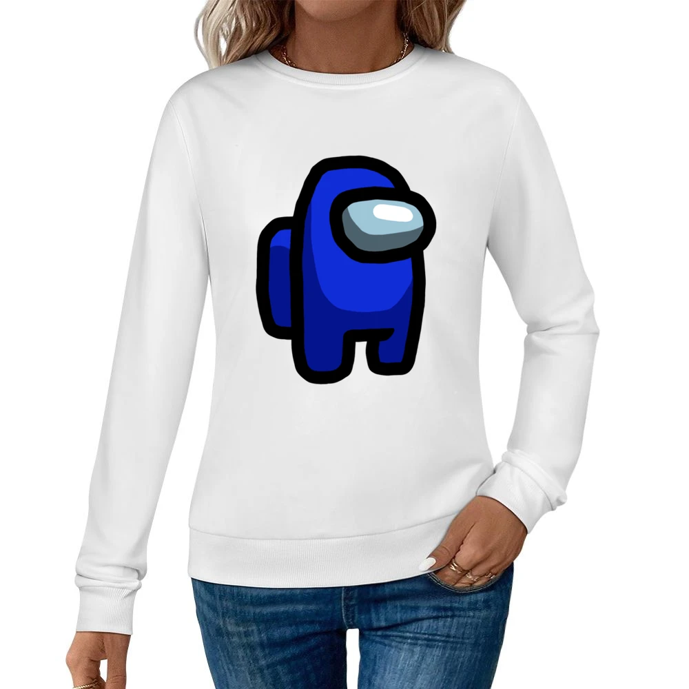 Blue Suspect Fun Video Game Fan Women Pullover Sweatshirt