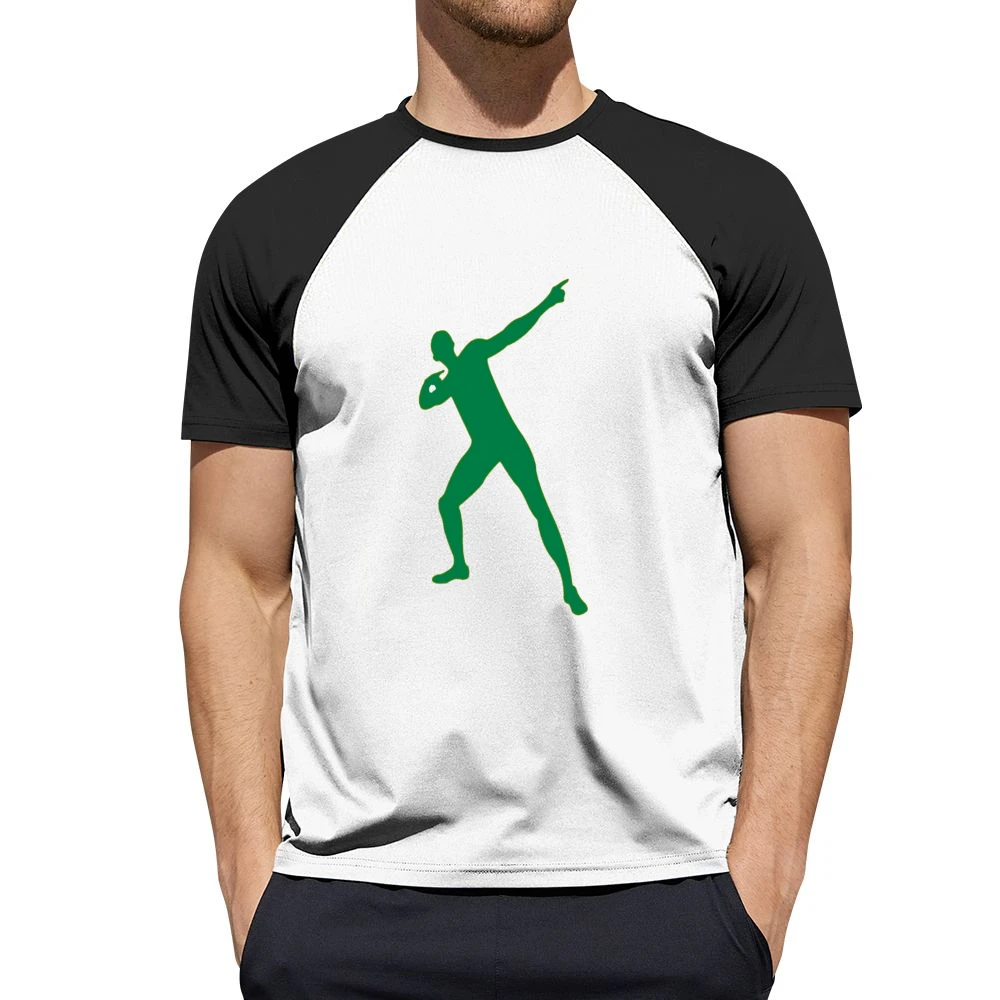 Bolt Pose Tshirt Men Short Sleeve T-Shirt