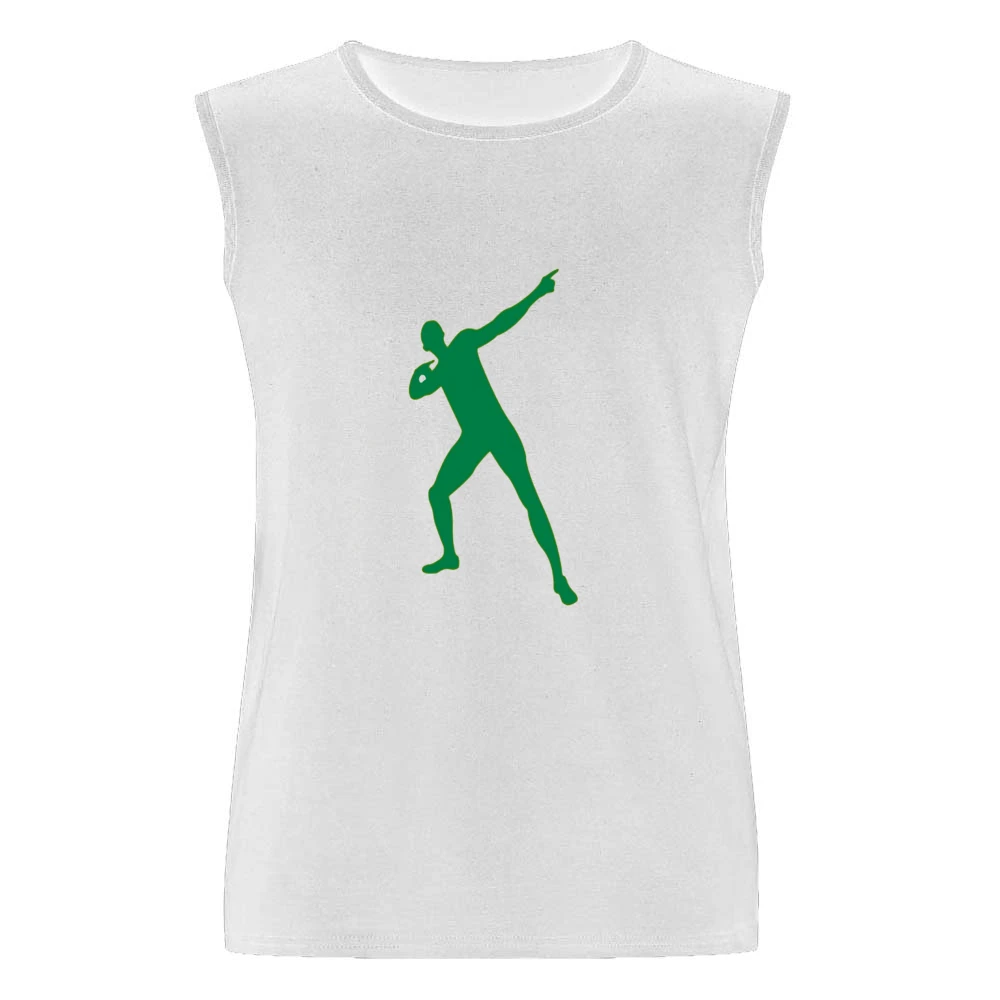 Bolt Pose Tshirt Men Sleeveless T-Shirt