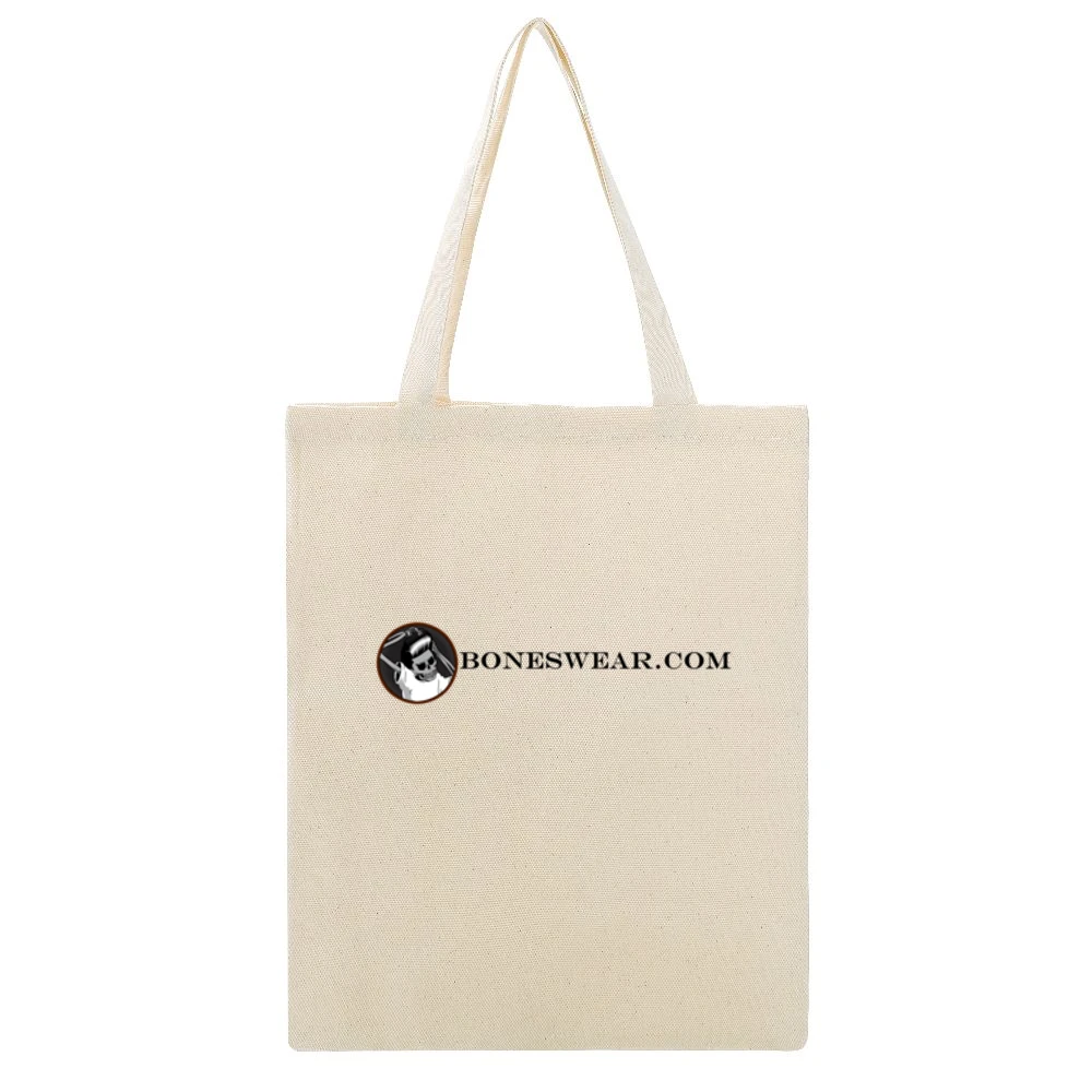 Boneswear logo tshirt2 Beige Canvas Tote Shopping Bag