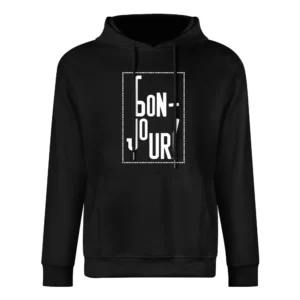 Bonjour European Size Men Hoodie