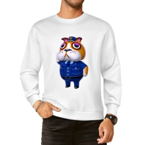 Booker From Animal Crossing Nintendo Character Video Game European Size Pullover Sweater