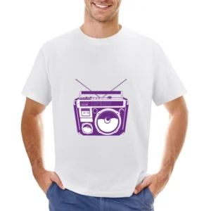 Boombox Tshirt Asian Size Men T-Shirt