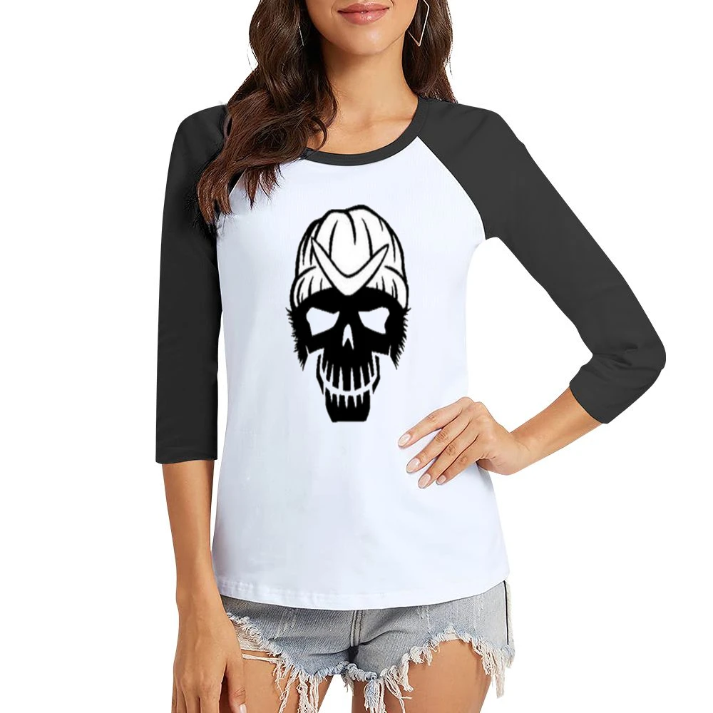 Boomerang Suicide Squad Tshirt Women Ladies 3-4 Sleeve T-Shirt