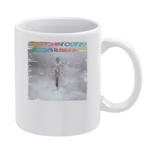 Bootsys Rubber Band Stretchin Out Album Cover Distressed Image White Mug