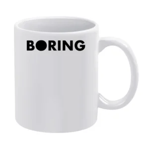 Boring Company Black Elon Musk Tunnel Infrastructure Tech White Mug