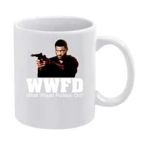 Boyz N The Hood Crime Movie Furious White Mug