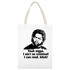 Boyz N The Hood Doughboy Movie Quote White Canvas Tote Shopping Bag