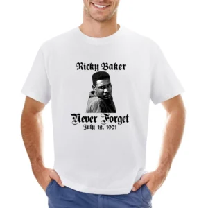 Boyz N The Hood Never Forget Ricky Asian Size Men T-Shirt
