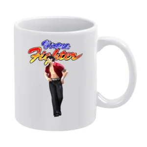 Brad Burns Virtua Fighter Arcade Fighting Retro Video Game Character F White Mug