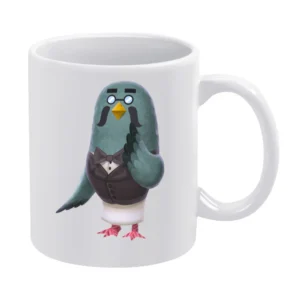Brewster From Animal Crossing Nintendo Character Video Game White Mug