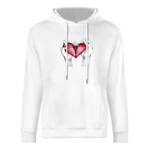 Broken heart European Size Men Hoodie