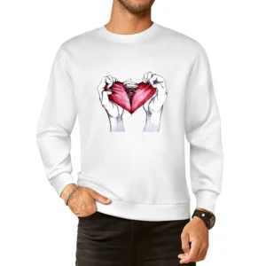 Broken heart European Size Pullover Sweater