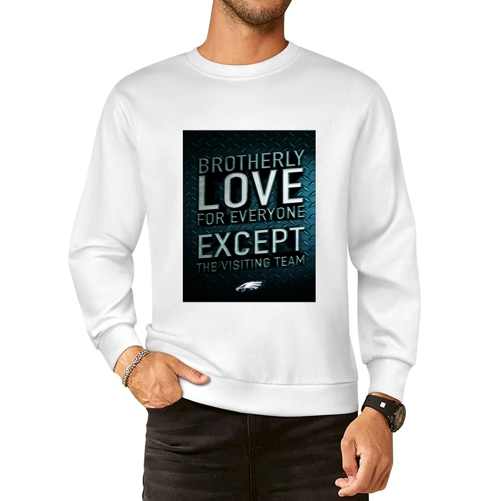 Brotherly Love Philadelphia Football (all Styles And Colors Available) European Size Pullover Sweater