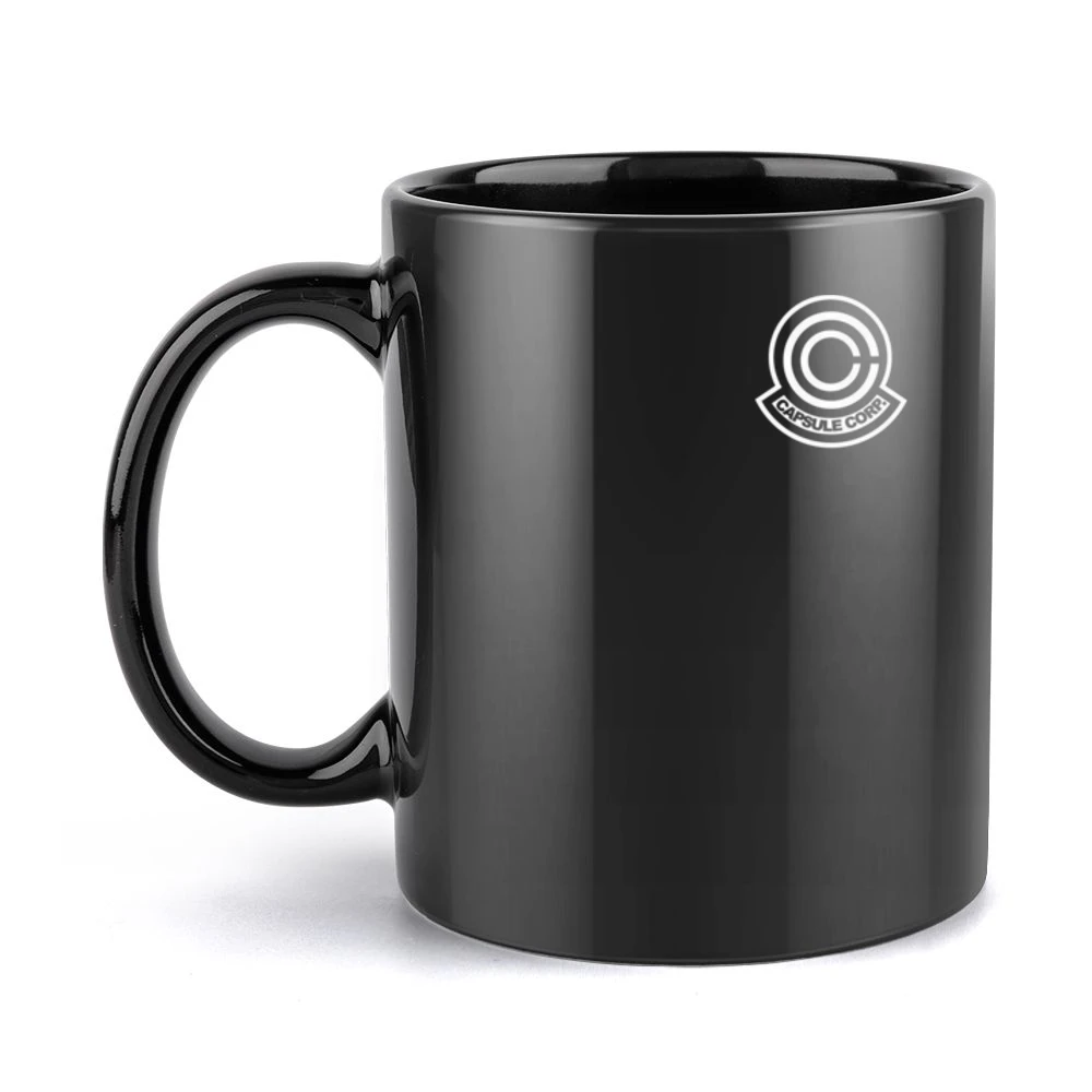 Bulma Capsule Corp Corporation Dragon ball Z pocket Black Mug
