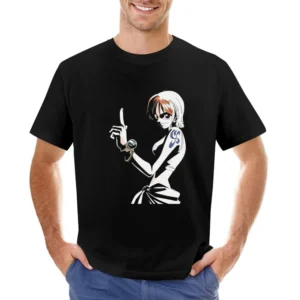 Burglar cat nami - strawhat pirates navigator One Piece Asian Size Men T-Shirt