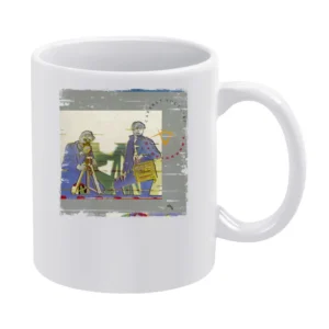 Cabaret Voltaire The Crackdown Album Cover Distressed Image White Mug