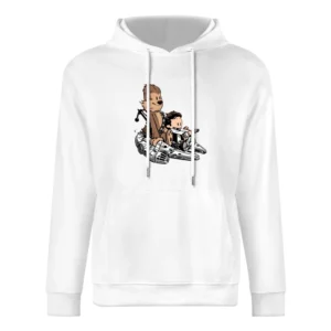 Calvin And Hobbes Hans parody star wars European Size Men Hoodie