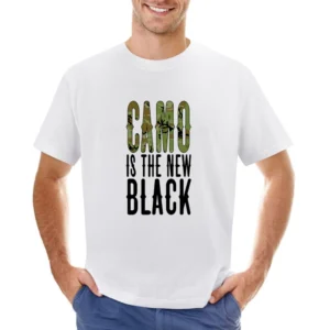 Camo is the new Black Tshirt Asian Size Men T-Shirt