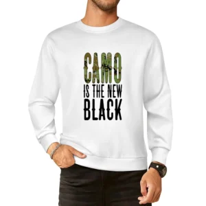 Camo is the new Black Tshirt European Size Pullover Sweater