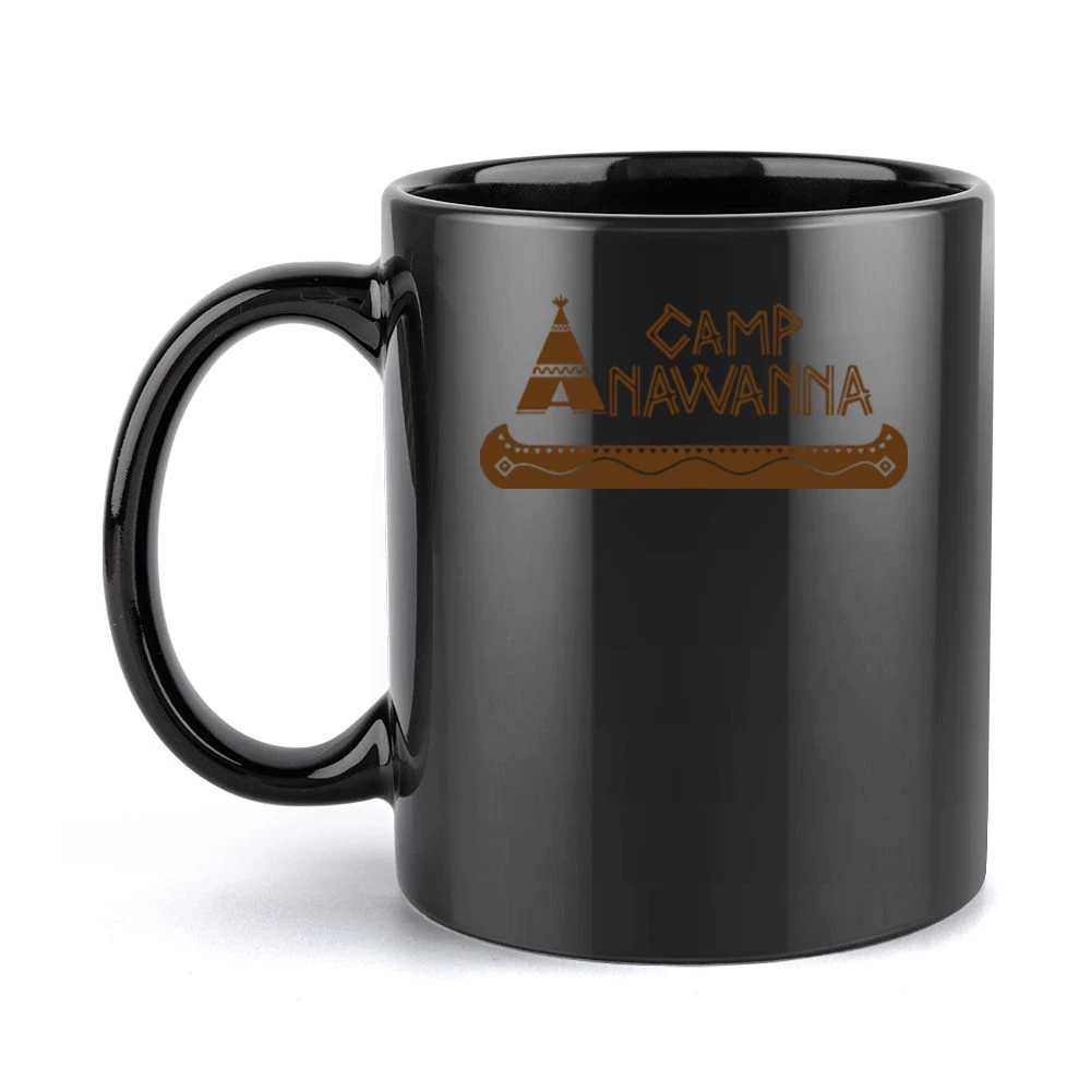 Camp Anawanna Salute Your Shorts Black Mug