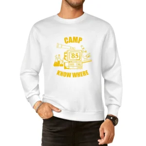 Camp Know Where Dusty Stranger Things Costume European Size Pullover Sweater
