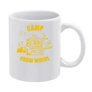 Camp Know Where Dusty Stranger Things Costume White Mug