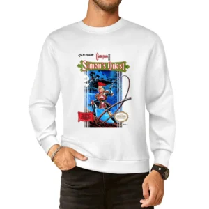 Castlevania 2 Simon's Quest Nes Nintendo Konami Old School Retro Video European Size Pullover Sweater