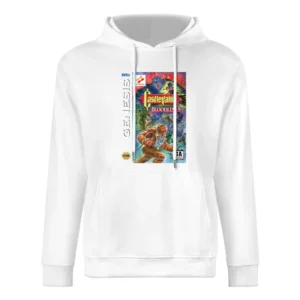 Castlevania Bloodlines Sega Genesis Old School Retro Video Game Fan Di European Size Men Hoodie