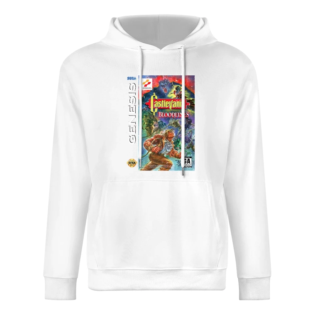 Castlevania Bloodlines Sega Genesis Old School Retro Video Game Fan Di European Size Men Hoodie