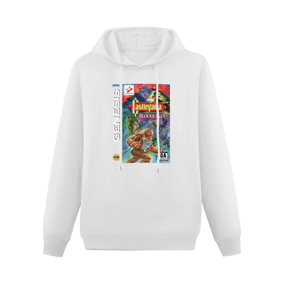 Castlevania Bloodlines Sega Genesis Old School Retro Video Game Fan Di Men Hoodie With Pocket