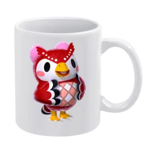 Celeste From Animal Crossing Nintendo Character Video Game White Mug