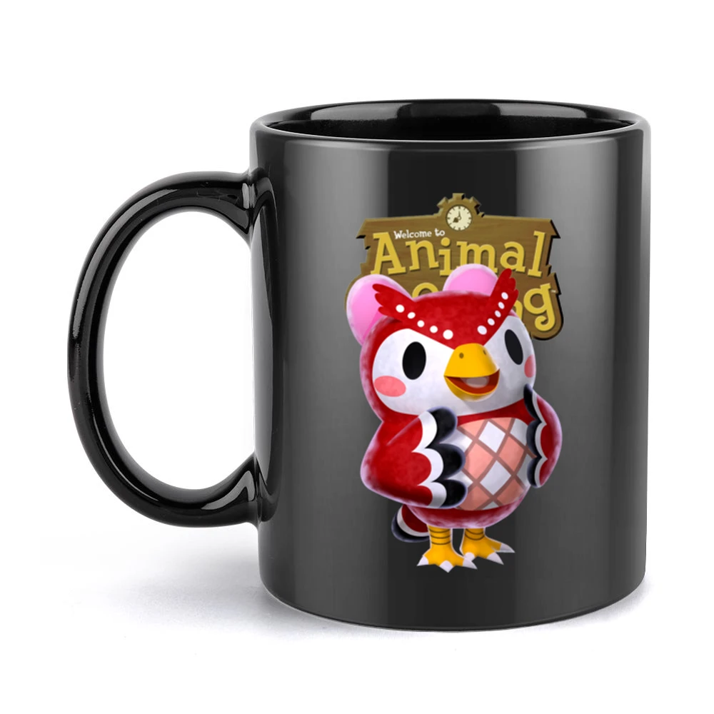 Celeste From Animal Crossing Nintendo Video Game Fan Black Mug