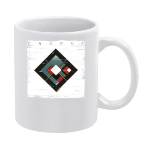 Change Miracles Album Cover Distressed Image White Mug
