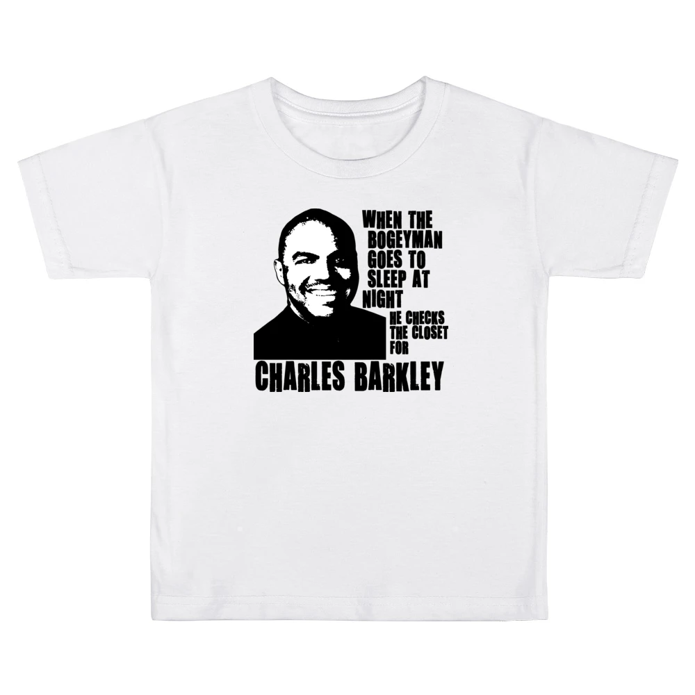 Charles Barkley Boogeyman Basketball Legend Kids Boys Girls T-Shirt