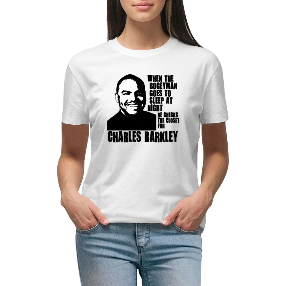 Charles Barkley Boogeyman Basketball Legend Premium Women Ladies T-shirt