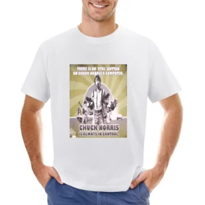 Chuck Norris Always In Control Tshirt (all Styles And Colors Available Asian Size Men T-Shirt