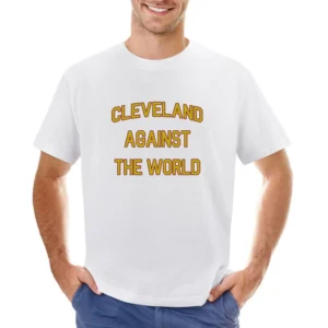 Cleveland Against The World Fun Popular Ohio Basketball Team Graphic F Asian Size Men T-Shirt