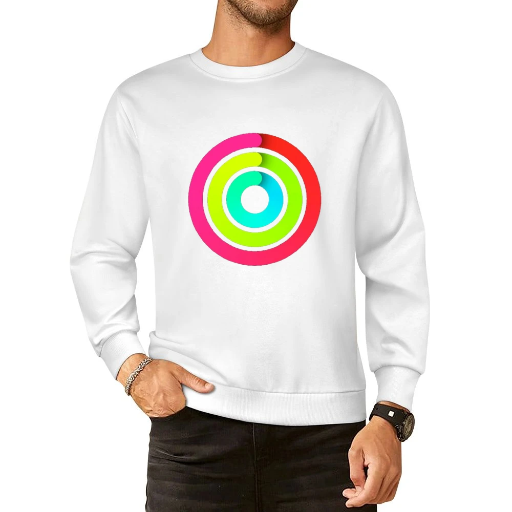 Close the Gaps Fun Popular Apple Watch Activity App Fun Health Graphic European Size Pullover Sweater