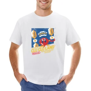 Clu Clu Land Nes Nintendo Old School Retro Video Game Fan Distressed T Asian Size Men T-Shirt