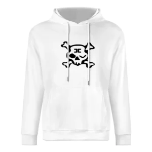 Combichrist Skull crosbones jolly roger black Logo European Size Men Hoodie