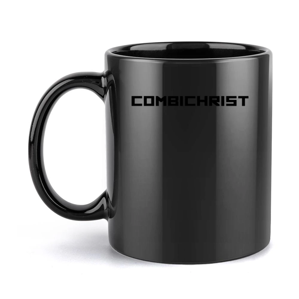 Combichrist black text Logo Black Mug