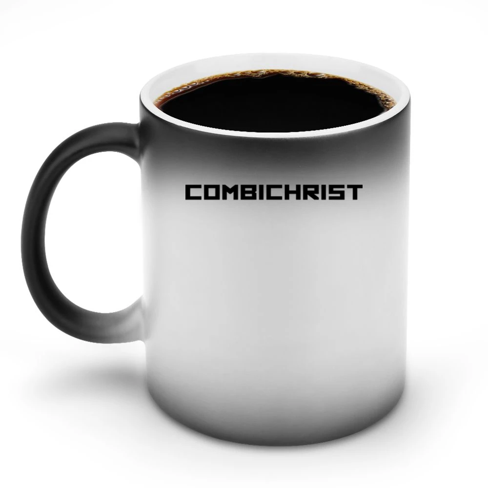 Combichrist black text Logo Discoloration Mug