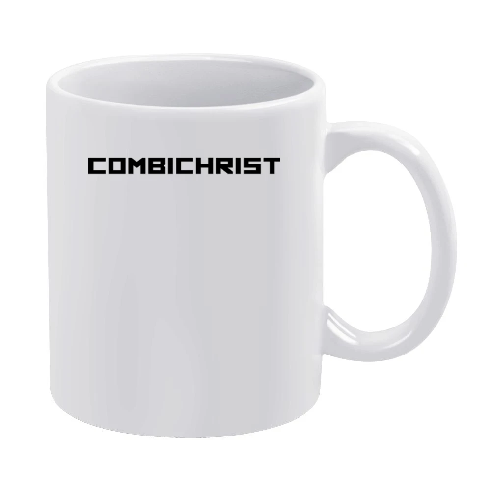 Combichrist black text Logo White Mug