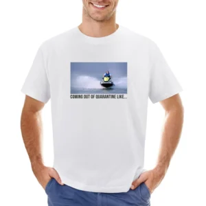 Coming Out Of Quarantine Jet Ski Meme James Garretson From Tiger King Asian Size Men T-Shirt