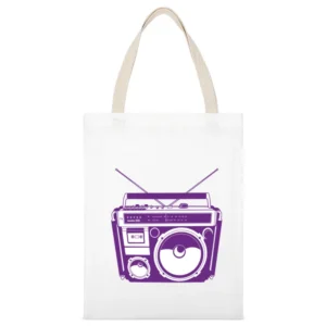 Communist party Tshirt White Canvas Tote Shopping Bag