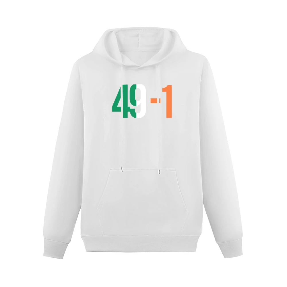 Connor Mcgregor 49-1 Mayweather Fight Irish Flag Boxing Men Hoodie With Pocket