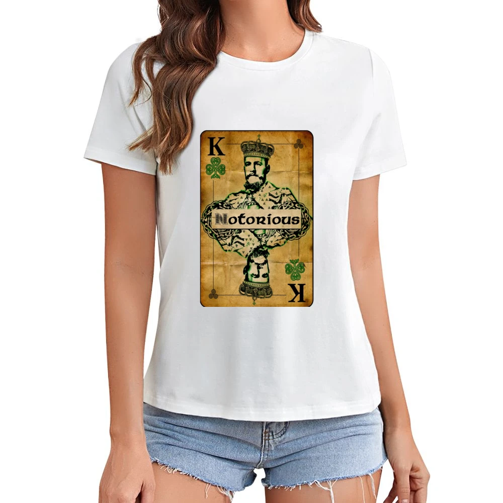 Connor Mcgregor Notorious Tshirt (all Styles And Colors Available) Asian Size Women Ladies T-shirt
