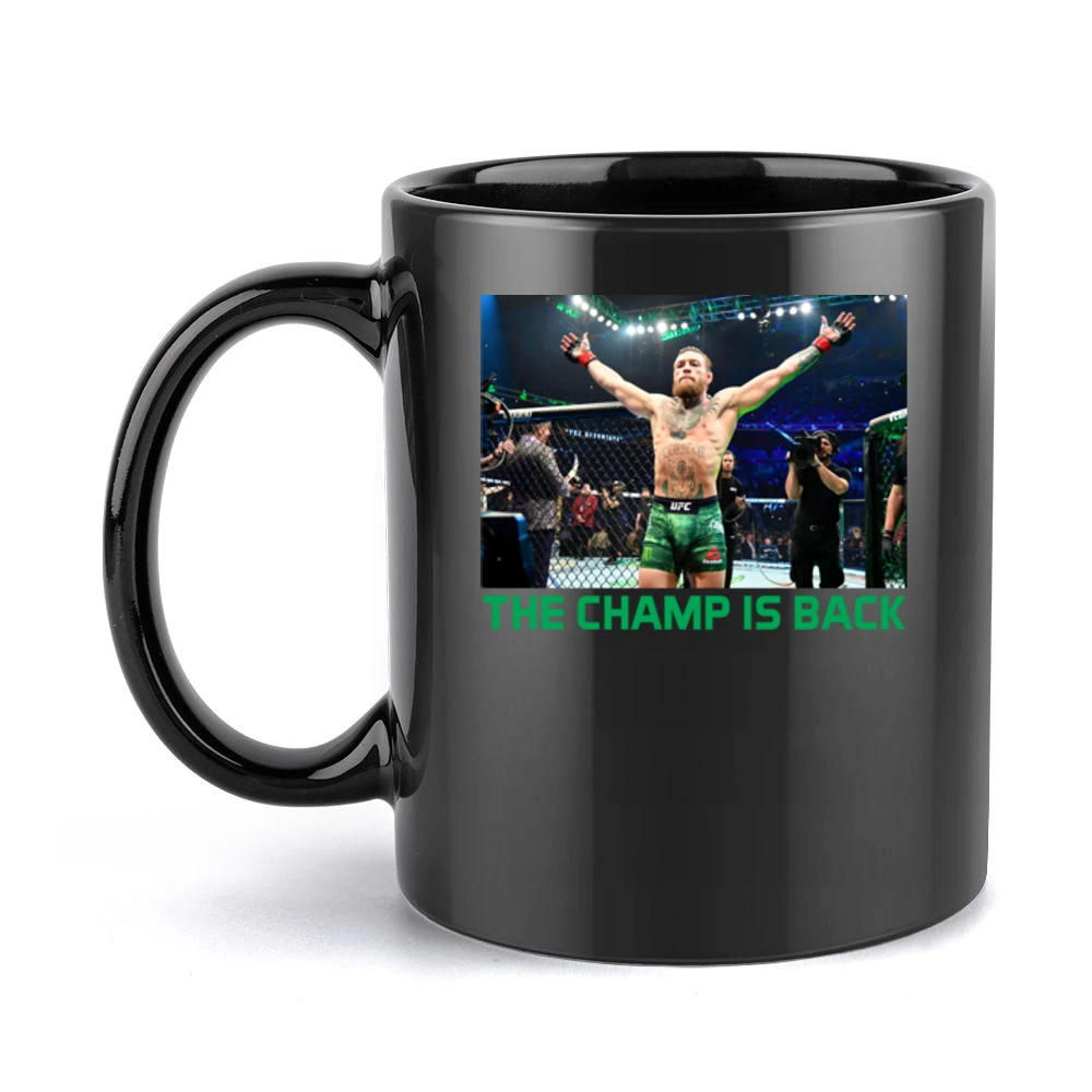 Conor Mcgregor The Champ Is Back Ufc 246 Mma Fight Fan Black Mug